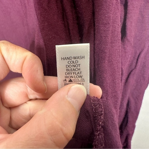 Active basic purple open cardigan - Picture 5 of 6